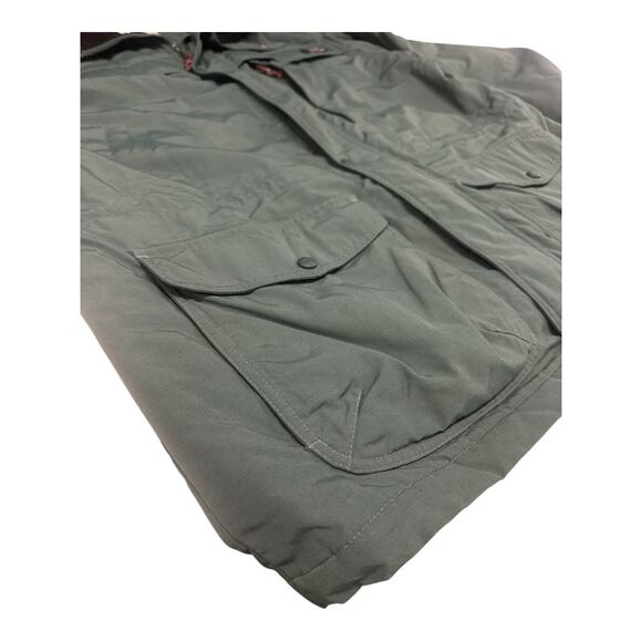 Vintage LL Bean Men's Thinsulate Thermal Insulation Parka L Green Chore Jacket - Picture 9 of 15